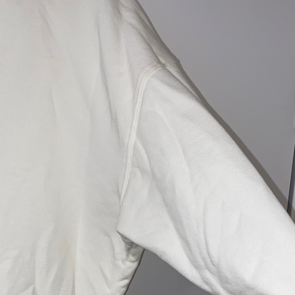 Peanuts Softest Off-White Snoopy Woodstock Heart Sweatshirt NWOT Oversized M - Picture 14 of 16